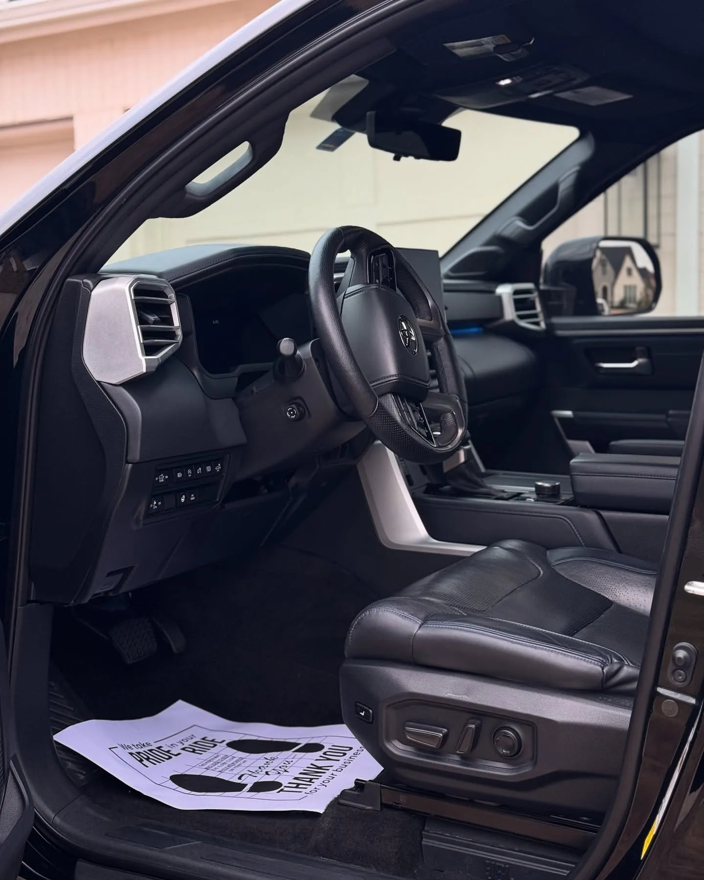 Toyota Tundra interior after detail — Revere Detailing DFW